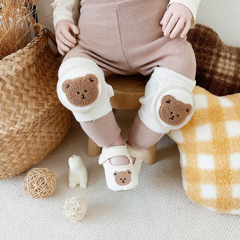 Summer Thin Baby Knee Pads Baby Cotton Mesh Mother And Baby Supplies Crawling Children Toddler Elbow Pads