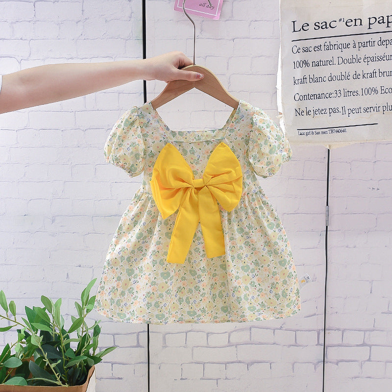 Princess Skirt Girls Summer Dress Children's Skirt Summer Thin Section Baby Foreign Style 1 Year Old Dress Girl Baby