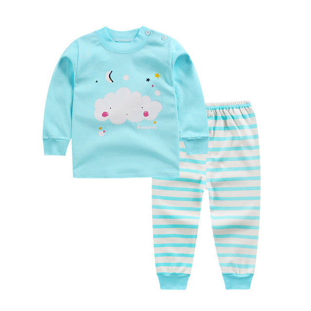 Pink bebes baby cotton suits sets children's clothing set baby girl suits two-piece suits cotton clothes for children 12m3t-8T