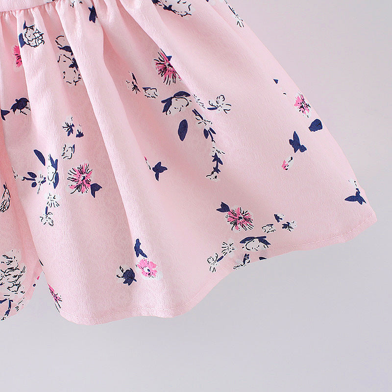 A children's summer 2021 on behalf of Korean girls a sleeveless dress baby princess dress baby clothing