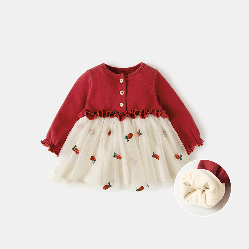 Baby Girl Princess Skirt Spring And Autumn New Spring Skirt 3 Year Old Girl Dress Gauze Skirt 1 Year Old Baby Dress