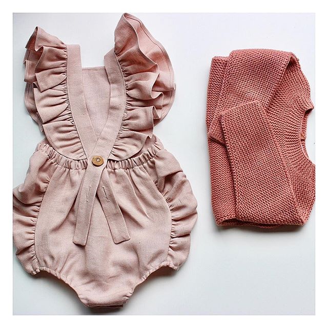 Newborn Baby Girl Ruffled Solid Color Sleeveless Backless Romper Jumpsuit Outfit Sunsuit