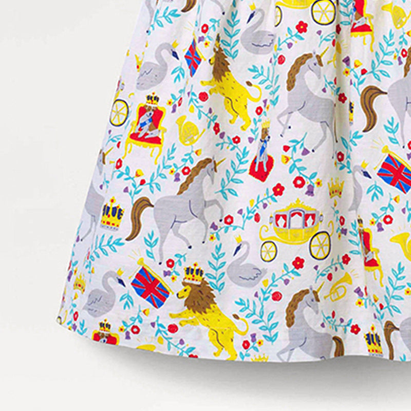 Girls' Dresses  Clothing Summer New Children's Skirts Sleeveless Cotton Children's Dresses