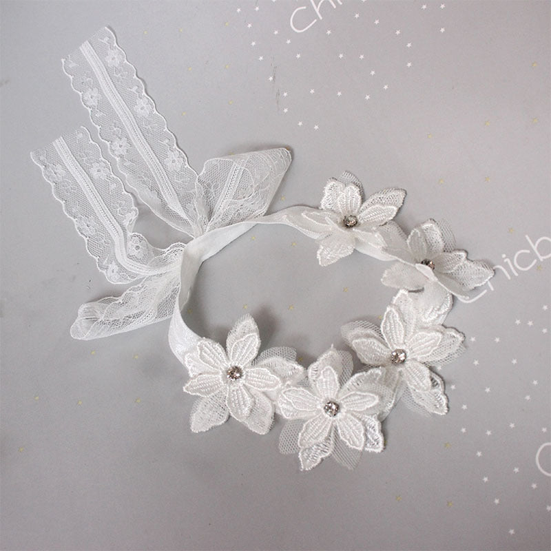 Baby Hair Band Korean Style Headwear Female Baby Princess Hair Accessories Flower 100-Day Photography Cute Hair Band Children's Hair Accessories