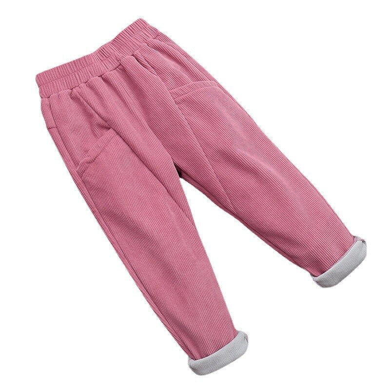 Warm Thicken Boys Girls Down Pants Winter Children High Quality Trousers Teens Boy Girl Down Trousers Kids Ski Down Padded Pants