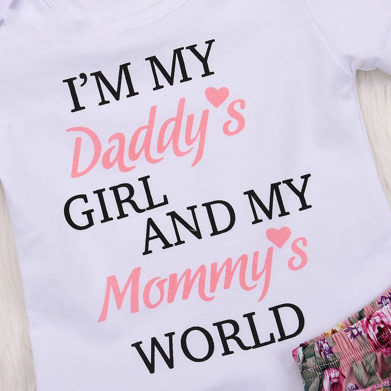 Wisefin Newborn Baby Girl Clothing Set Summer Baby Bodysuits+Floral PP Shorts+Headband Infant Outfits Cute Toddler Girl Clothes