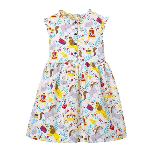Girls' Dresses  Clothing Summer New Children's Skirts Sleeveless Cotton Children's Dresses