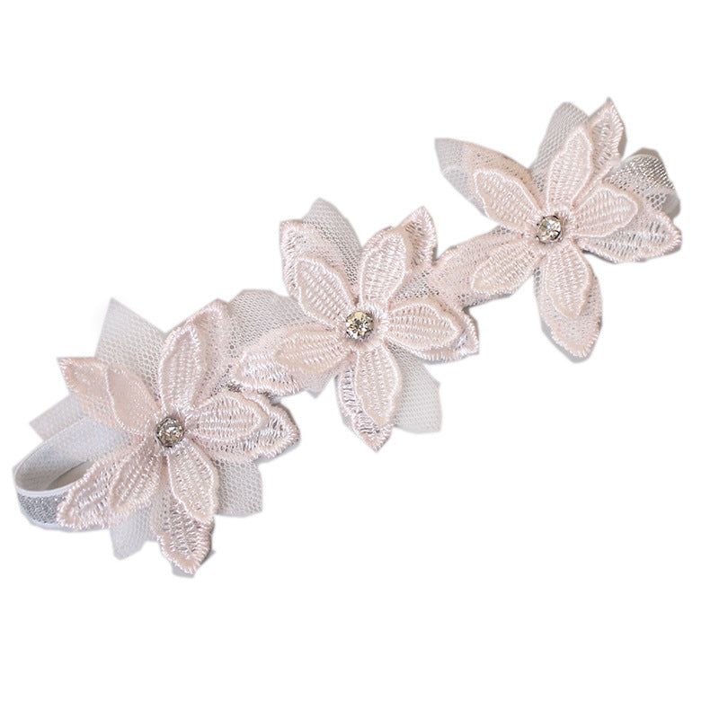 Baby Hair Band Korean Style Headwear Female Baby Princess Hair Accessories Flower 100-Day Photography Cute Hair Band Children's Hair Accessories
