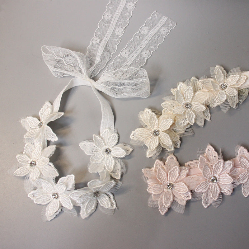 Baby Hair Band Korean Style Headwear Female Baby Princess Hair Accessories Flower 100-Day Photography Cute Hair Band Children's Hair Accessories