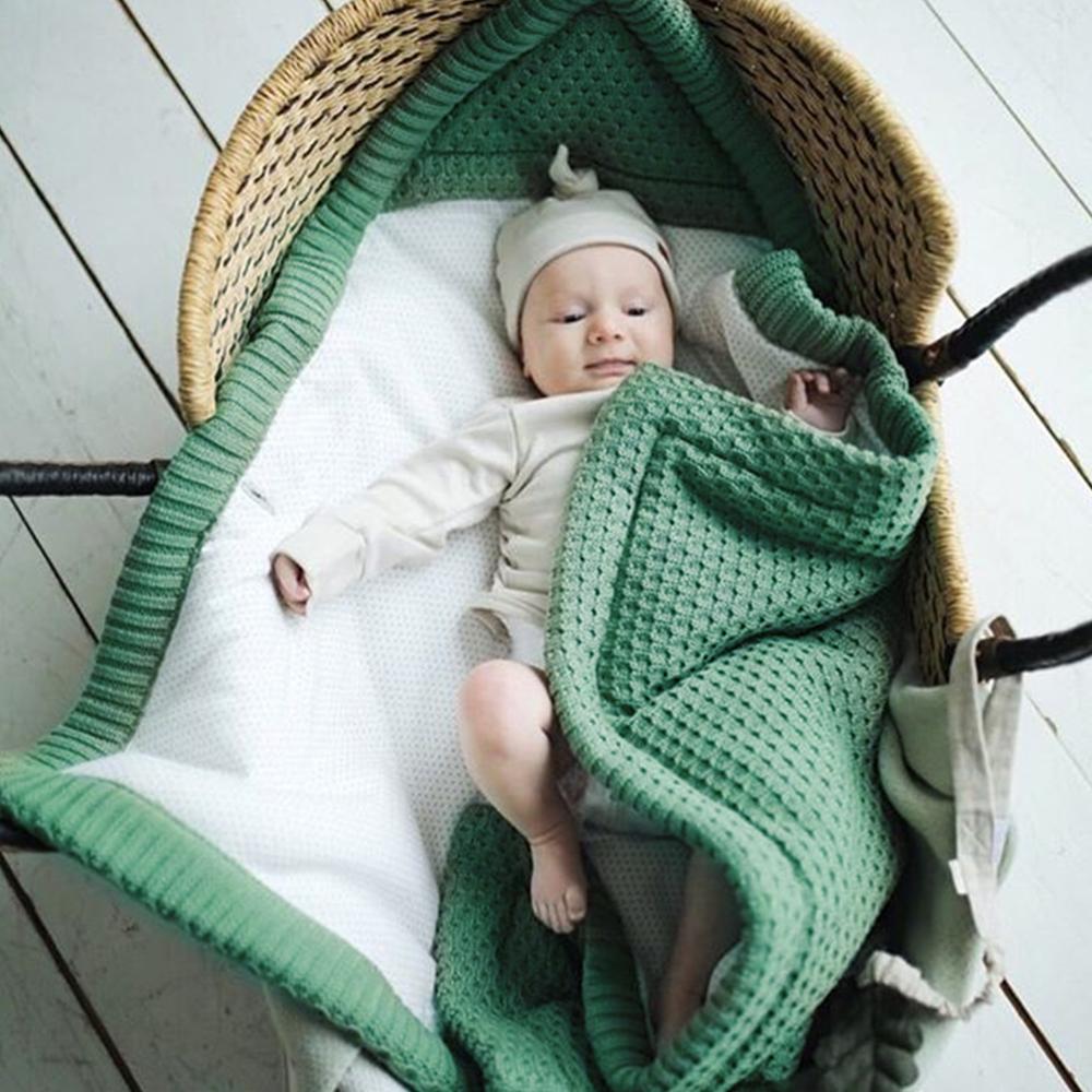 Winter Baby Sleeping Bags Warm Infant Envelopes Stroller Knitted Cocoon for Newborns Bebes Swaddle Wrapper Sleep Sack Schlafsack