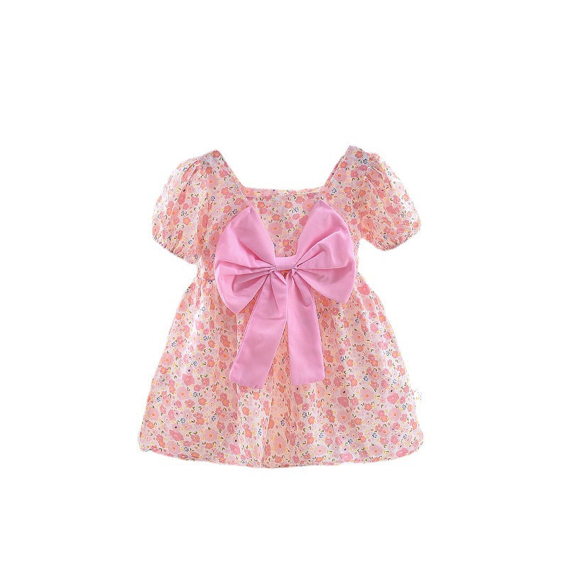 Princess Skirt Girls Summer Dress Children's Skirt Summer Thin Section Baby Foreign Style 1 Year Old Dress Girl Baby