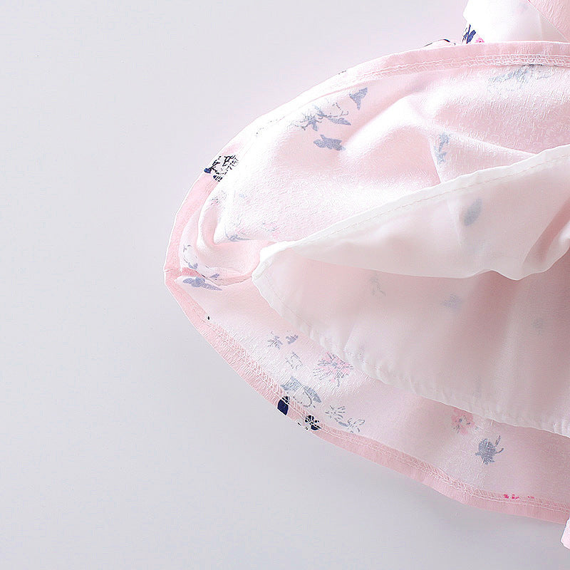 A children's summer 2021 on behalf of Korean girls a sleeveless dress baby princess dress baby clothing