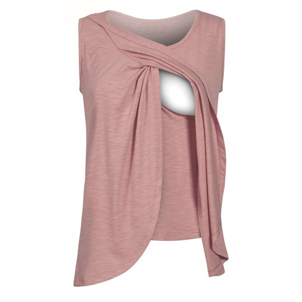 New Summer Big Code Shirts For Breastfeeding Mother